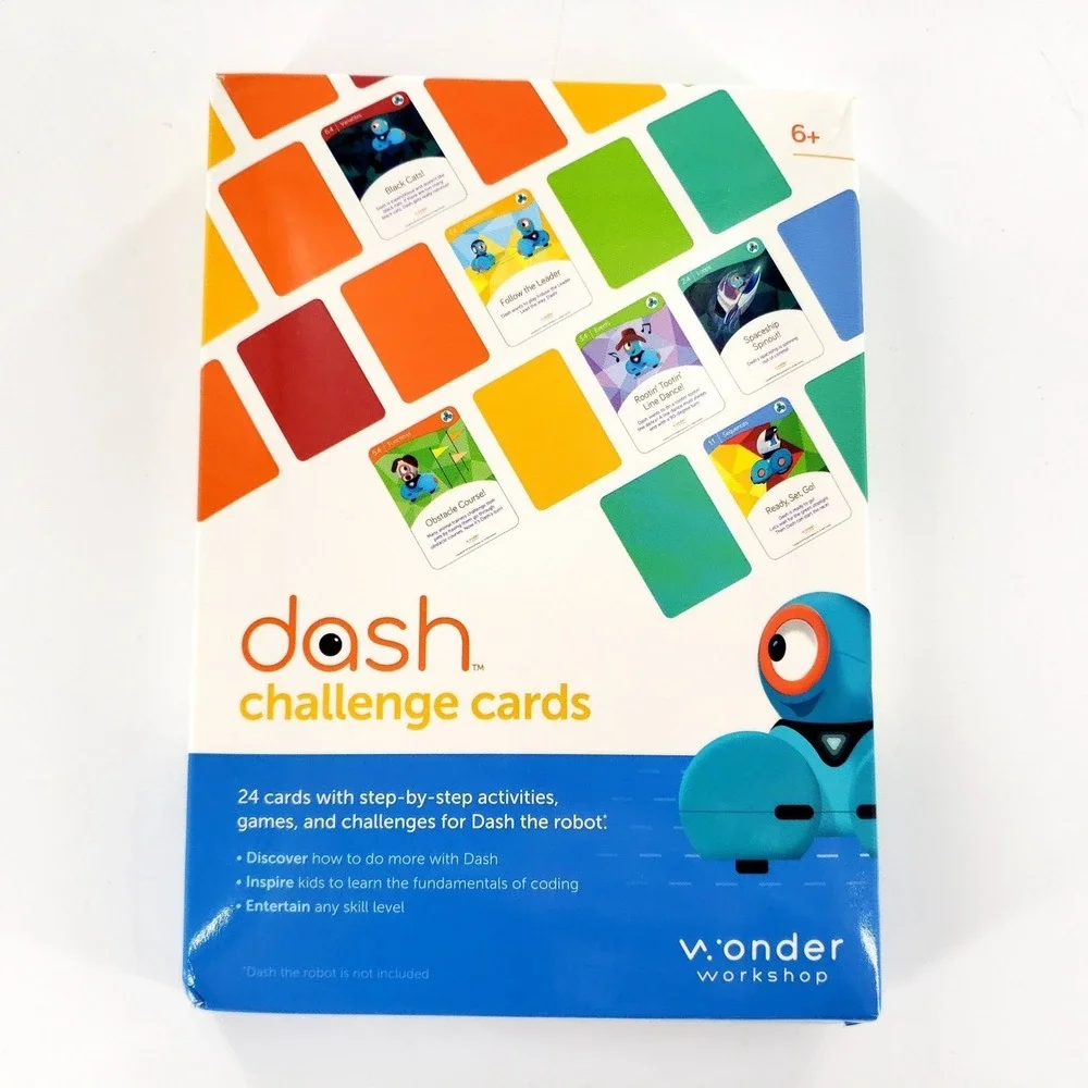 Wonder Workshop Dash Challenge Cards Set Robot Accessory Complete